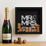 Mr & Mrs cork memory box - Stag Design