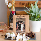 Oak wedding photo frame - Stag Design