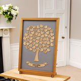 Wedding tree guest book frame - Stag Design