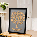 Wedding tree guest book frame - Stag Design