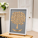 Wedding tree guest book frame - Stag Design