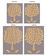 Wedding tree guest book frame - Stag Design