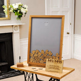 Wedding guest book dropbox frame - Stag Design