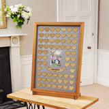 Photo wedding guest book with hearts - Stag Design