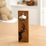 Magnetic bottle cap opener - Stag Design