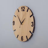 Personalised wooden family clock - Stag Design