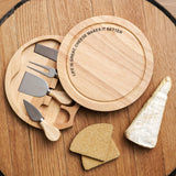 Personalised cheese board and tools - Stag Design