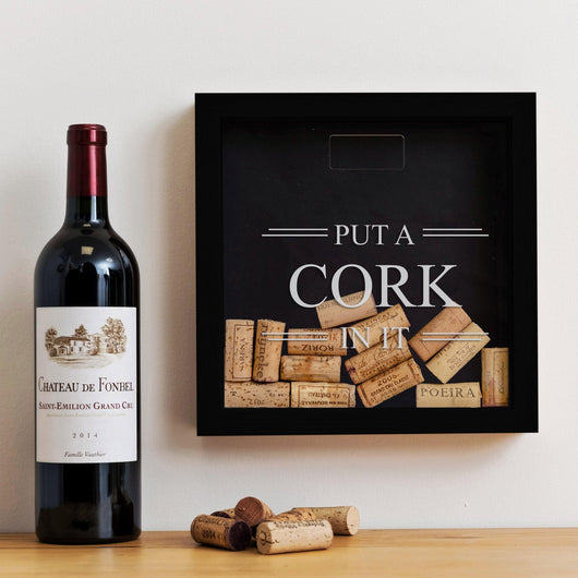 'Put a cork in it' memory box - Stag Design
