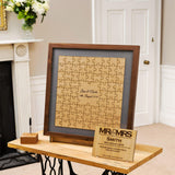 Jigsaw guest book frame for any celebration - Stag Design