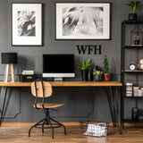 WFH Wall Art Sign - Stag Design