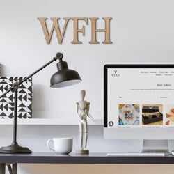 WFH Wall Art Sign - Stag Design