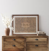 Jigsaw guest book frame for any celebration - Stag Design