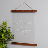 Personalised Welcome Sign - Stag Design