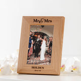 Oak wedding photo frame - Stag Design