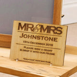 Wedding tree guest book frame - Stag Design