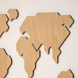 Geometric World Map - Stag Design
