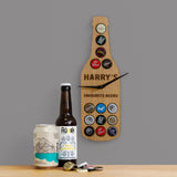 Beer cap bottle clock - Stag Design