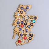 Beer Cap Scotland Map - Stag Design