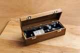 Personalised Mr & Mrs wedding champagne, wine or whisky box - Stag Design