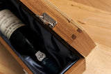 Personalised Mr & Mrs wedding champagne, wine or whisky box - Stag Design